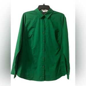 Worthington Womens Long Sleeve Easy Care Cotton/Polyester Shirt